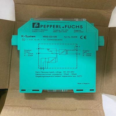 KFD2-CD-1.32 PEPPERL FUCHS 隔離バリア 電流ドライバー 1チャネル信号コンディショナー