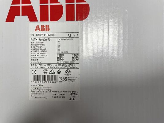 ABB PSTX170-600-70 モーター制御のための高度なインテリジェントソフトスターター
