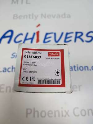 Danfoss 018F6857 ソレノイド コイル 24VDC IP67 端子箱