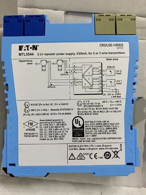 MTL5544 イートン MTL 2チャネル ゼナーバリア 電力供給リピエーター
