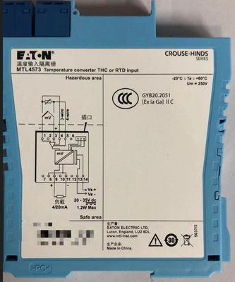 MTL4573 MTL 機器 温度変換器 THC RTD 入力 チャンネル数 1