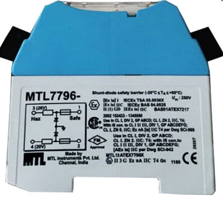 MTL7796- MTL 装置 本質的に安全 ゼナーバリア 安全隔離器