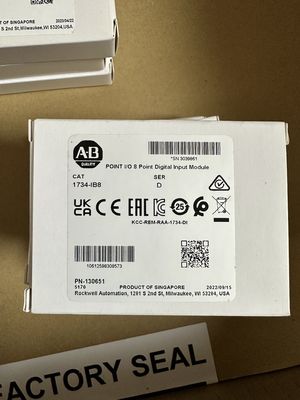 アレン・ブラッドリー 1734-IB8 POINT IO モジュールは8つの離散的な沈み込み入力チャネルを備えています