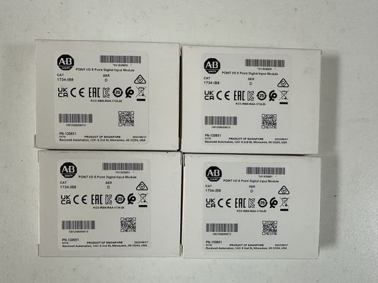 アレン・ブラッドリー 1734-IB8 POINT IO モジュールは8つの離散的な沈み込み入力チャネルを備えています