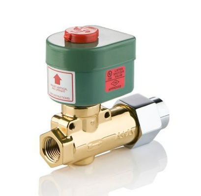 8266D069V 1/2" NPT エマーソン ASCO 2 Way ソレノイドバルブ 燃料オイル 120VAC 1/4" 孔