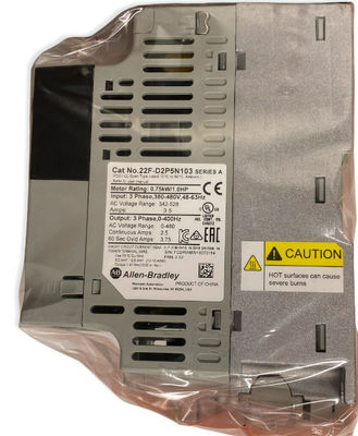 22F-D2P5N103 ALLEN BRADLEY パワーフレックス 4M- 0.75 kW (1 HP) ACドライブ
