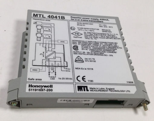 MTL4041B MTL 機器 リピーター 電源 チャンネル数 1