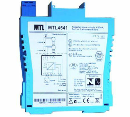 MTL4541 MTL 機器 リピエーター 電源 4/20mA HART 2 または 3 ワイヤ送信機