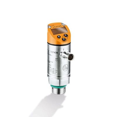 PT100/PT1000温度センサーのディスプレイ付きIFM評価ユニット TR2439