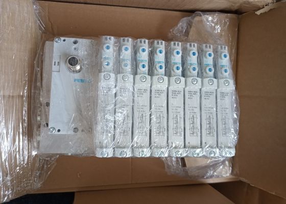Festo バルブ マニホールド VTUG 多ピンプラグまたはフィールドバス接続 VTUG-14-VRPT-B1T-Q12B-UB-Q6SU-24K+TTSC