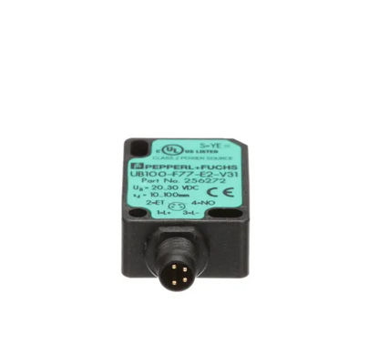 ペッパール・フックス 超音波直接検出センサー UB100-F77-E2-V31 応答遅延 ≤ 50 ms 10 g の質量