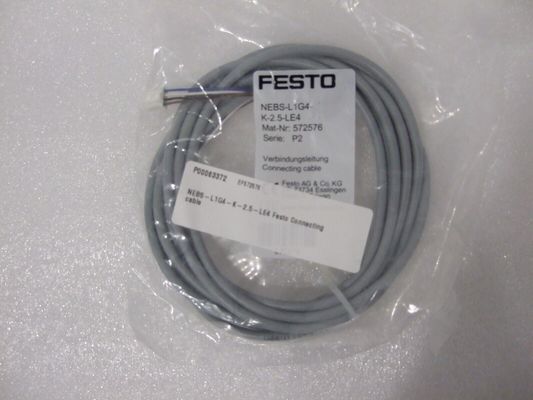 Festo接続ケーブル NEBS-L1G4-K-2.5-LE4 ラベルホルダー付き