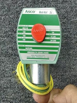 24 VDC 入力電源評価 ASCO 8262G262 レッドハットII 直作用電磁弁 電磁弁のアクチュエーションタイプ