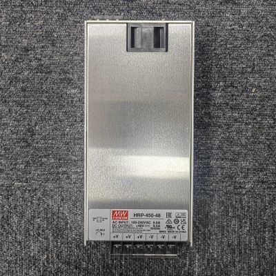 平均 Wells HRP-450-48 48Vdc 9.5A PFC 電源 8 アナログ出力 コンパクト 100mm x 100mm x 100mm サイズ