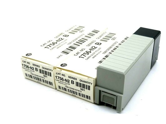 ALLEN BRADLEY 1756-N2 768-32V の電圧入力コードと 47-63 Hz の入力周波数範囲の 2 パーツスロット・フィラー・モジュール