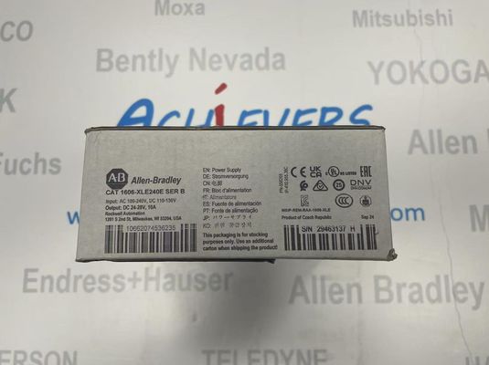 装置通信器 ALLEN BRADLEY 1606-XLF240F 切換モード電源モジュール 固形ワイヤ サイズ 22 ~ 14 AWG
