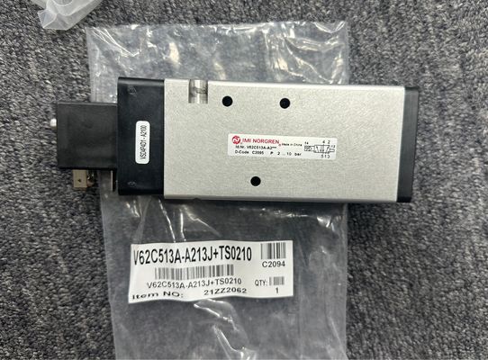 ノルグレン V60... V63シリーズ V62C513A-A218J パイロット電磁弁 10-30 VDC 動作電圧と 8 つのデジタル入力