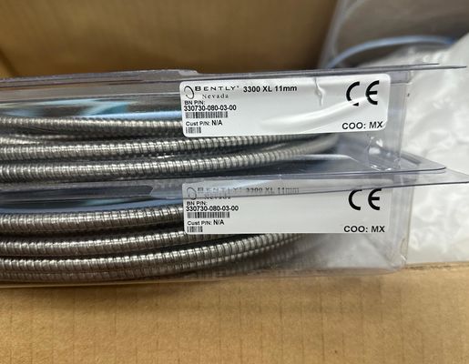 ベントリー ネバダ 330730-080-03-00 3300 XL 11mm拡張ケーブル スケールファクタレンジ 5から1000mV/g スタンドオフアダプターなし