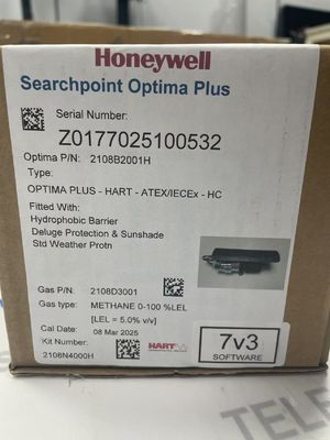 Honeywell 2108b2001H Searchpoint Optima Plus ガス検知器 320r/min 定格速度 1/4インチ NPT プロセス接続