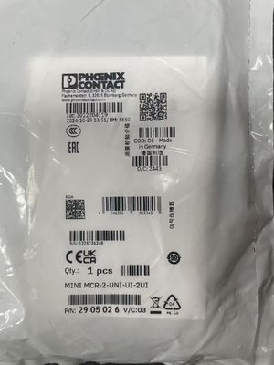 Phoenix MINI MCR-2-UNI-UI-2UI パイロット圧力1.5... 8バーのシグナル増幅器 製品ポート型 G1/8
