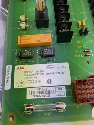 ABB 通信リンク終端ユニット NTCL01