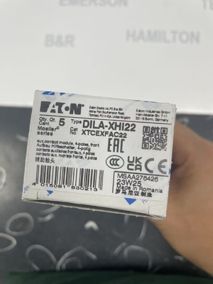 イートン DILA-XHI22 モーラーシリーズ 補助接点モジュール、NBR シール材およびホールセンサ位置検出付き