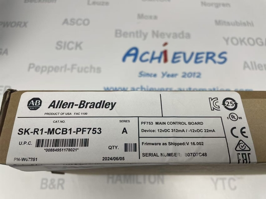 120/240ボルトACメインコントロールボード スペアパーツ Allen-Bradley SK-R1-MCB1-PF753 (DC-OK信号付き)