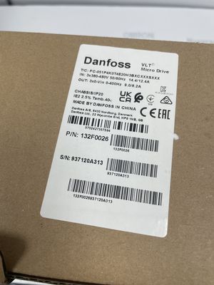 Danfoss FC-051P4K0T4E20H3BXCXXXSXXX 周波数ACドライブ 10バール圧力およびNBRシール材