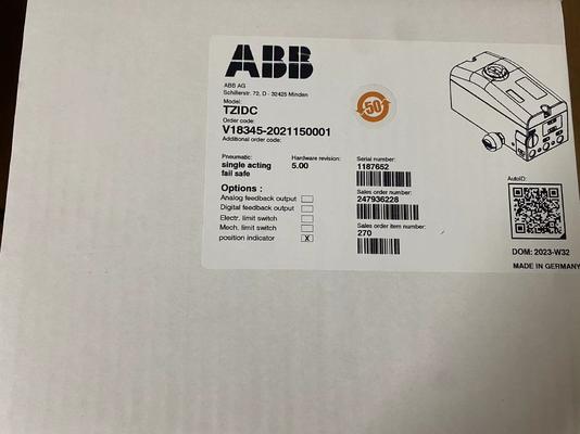 ABB V18345 バルブポジショナー、4-20mA 出力、IP67 定格