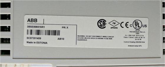 ABB 3BSE008516R1 AI810 アナログ入力モジュール 12ビット HART通信