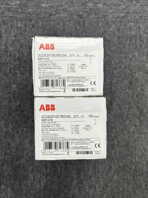 ABB S201-C10 低電圧保護用の高信頼性のミニチュア断路器
