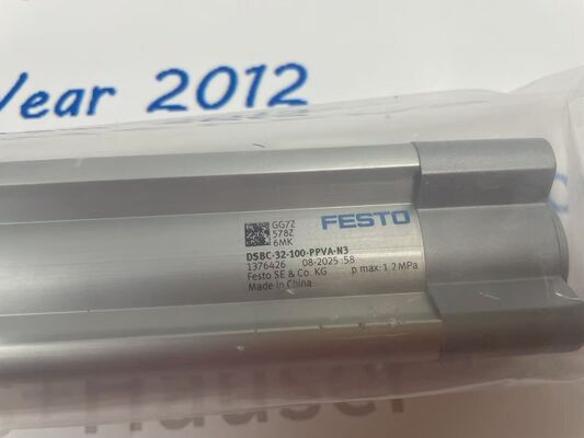 Festo DSBC-32-100-PPVA-N3 SO 標準空気圧シリンダ