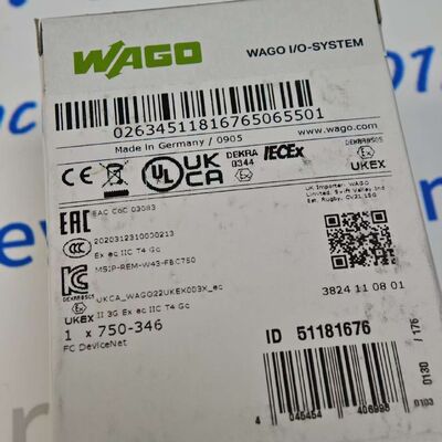 WAGO 750-346 フィールドバスのコップラー デバイスネット ECO