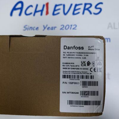 Danfoss FC-051PK75S2E20H3XXCXXXXXXX 小型低電力可変周波数ドライブ付