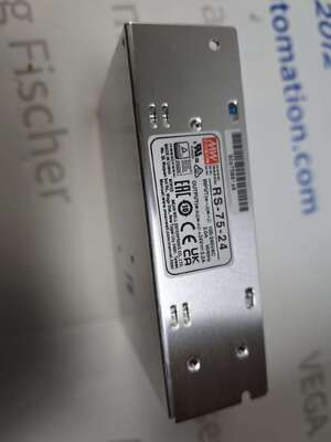 MW 平均 Wells RS-75-24 単出力産業用スイッチング電源