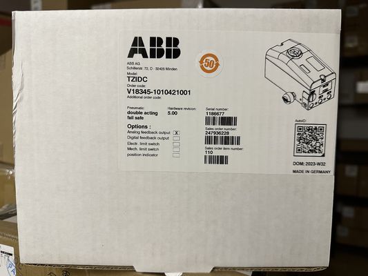 V18345-1010421001 V18345 ABB バルブポジショナー TZIDC 電気気圧ポジショナー
