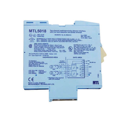 MTL5018 MTL 機器 接近感知器 インターフェース チャンネル数 2