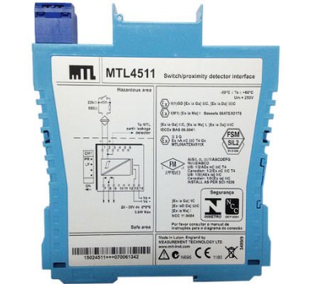 MTL4511 MTL 機器スイッチ/近接感知器 1チャネルインターフェース,線誤差検出