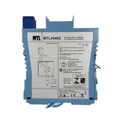 MTL4546C 本質的に安全な隔離器 信号範囲 出力4〜20mA 緑色電源表示