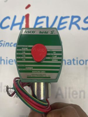 24 VDC 入力電源定格 RJ45 コネクタタイプ ASCO 8320G202 ソレノイドバルブ (産業用途向け)