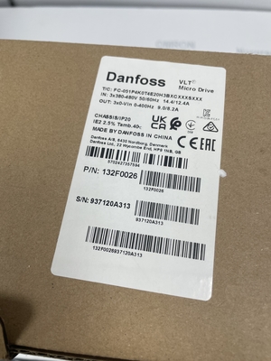 Danfoss FC-051P4K0T4E20H3BXCXXXSXXX 可変周波数交流ドライブ