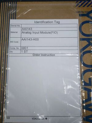 YOKOGAWA AAI143-H00 16チャンネル絶縁アナログ入力モジュール