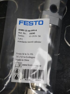 FESTO DSNU-25-40-PPV-A 丸形空気圧シリンダ